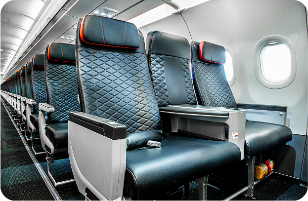 Alimentos en avión